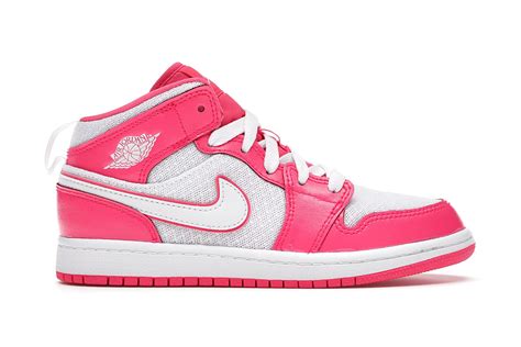 Jordan 1 Mid Hyper Pink White (PS) - 640737-611