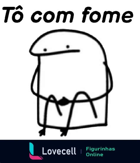 Figurinha Tô Com Fome