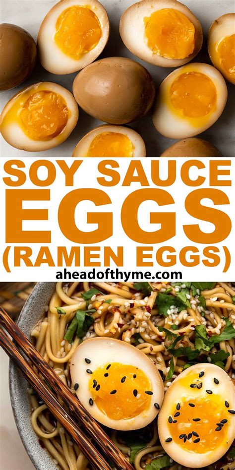 Soy Sauce Eggs Ramen Eggs Umami Delight For Your Ramen Bowls