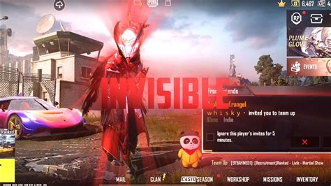 Invisible 🔥 Bgmi Lobby Edit Bgmi Lobby Video Bgmi Edit Pubg Lobby