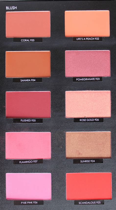 Poubelle Imiter Devrait sleek blush palette swatches salon de coiffure ...