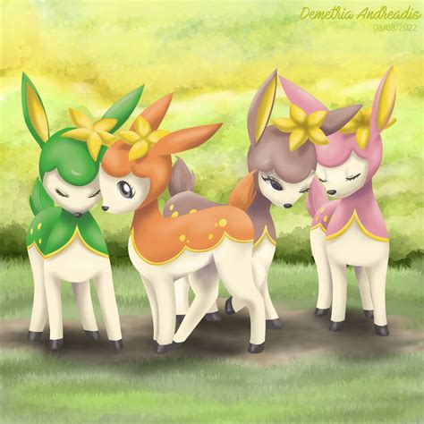 Pokemon Deerling Fall