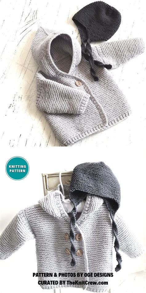 7 Adorable Knitted Baby Hoodie Patterns The Knit Crew