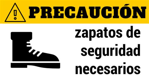 Señal Uso Obligatorio Calzado Seguridad ubicaciondepersonas cdmx gob mx