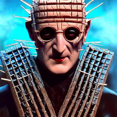 KREA AI John Lennon As Hellraiser Cenobite Ultra Realisti