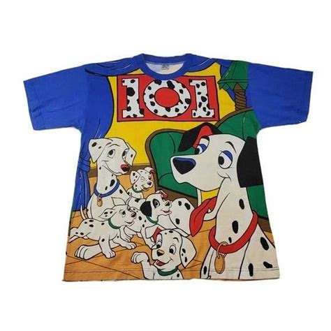 Disney Disney 101 Dalmatians Film Movie AOP T Shirt R… - Gem