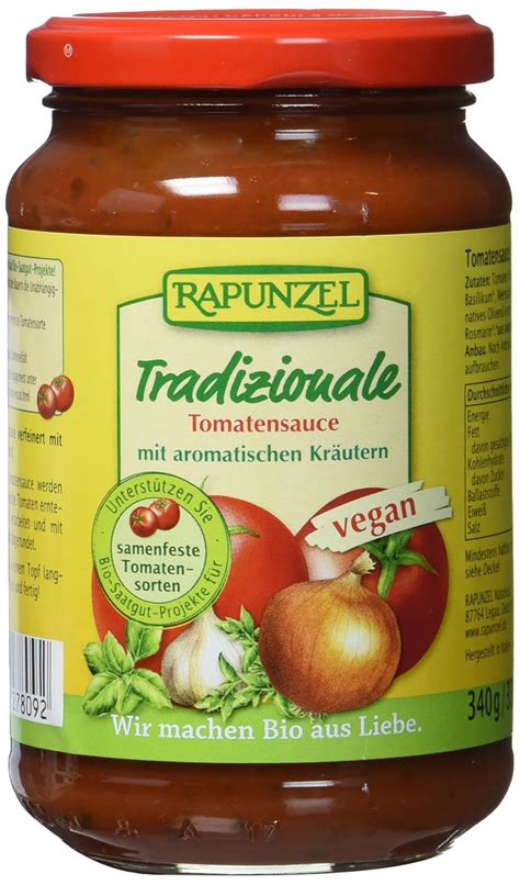 Rapunzel Tomatensauce Tradizionale Ml Amazon De Lebensmittel