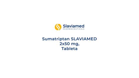 Sumatriptan Slaviamed X Mg Tableta