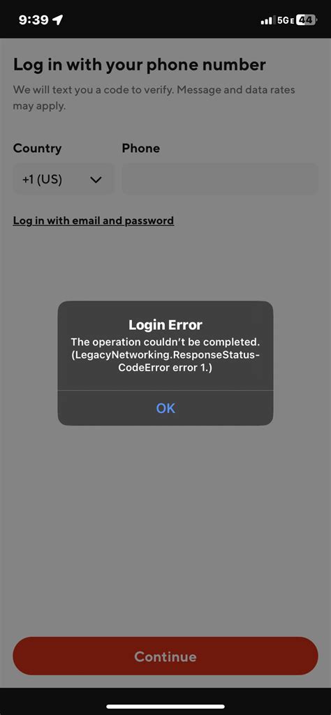 Login Error Code fix? : r/doordash_drivers