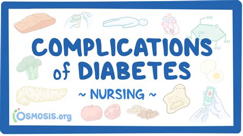 Complications Of Diabetes Video Causes And Meaning Osmosis