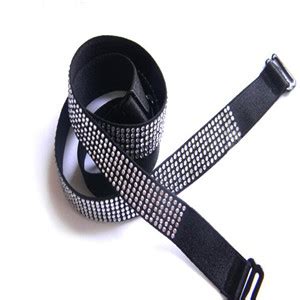 Women Sexy Invisiable Hot Rhinestones Bra Shoulder Strap Non Slip Adjustable Intimates