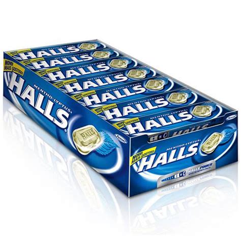 Bala Drops Halls Diversos Sabores M M Distribuidora