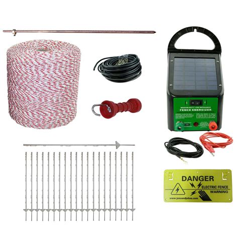 Netting Electric Fence Kit With Solar Energiser Goats Sheep/ Calves ...