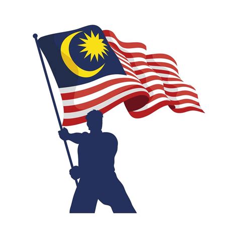 Warrior With Malaysia Flag 3753842 Vector Art At Vecteezy