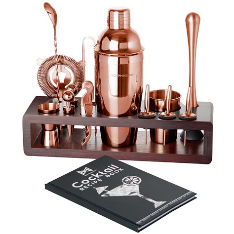 Buy Modern Mixology Cocktail Shaker Set Piece Stainless Steel