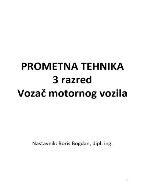 Prometna Tehnika 3 P Pdf