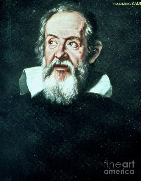 Portrait Of Galileo Galilei By Science Photo Library