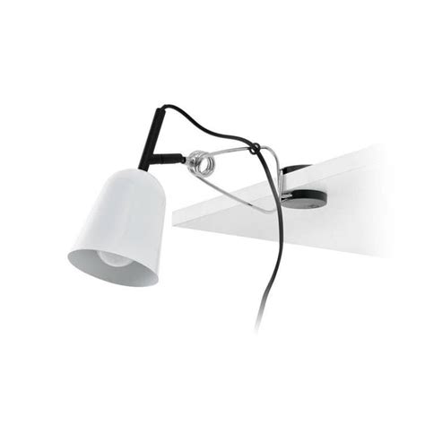 STUDIO Lampe à pince Métal Orientable L30cm Blanc Faro LightOnline