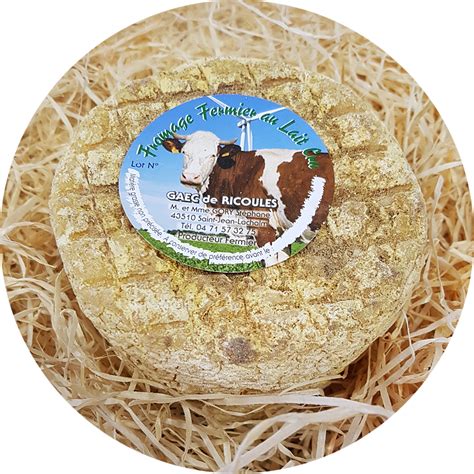 Fromage Fermier De Vache Au Lait Cru Gaec De Ricoules