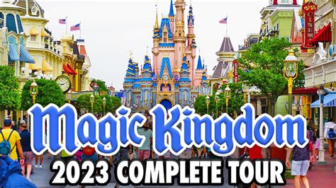 Magic Kingdom 2023 Walkthrough Rides At Walt Disney World 4K