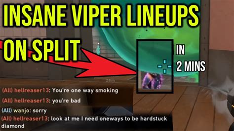 Viper Smokes And Walls On Split Valorant Guide Youtube