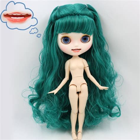 Icy Nude Factory Blythe Doll Custmized Carvd Lips Teeth Matte Face