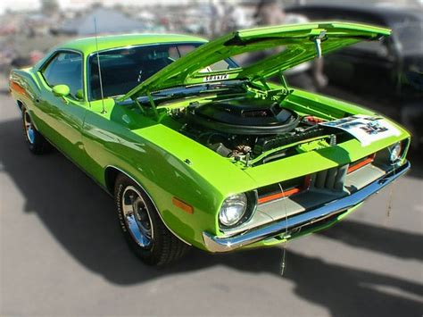 1970 Plymouth Baracuda Painted Lime Light Aka The Hemi Cuda Hemi Cuda