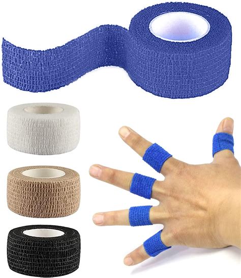 4 rouleaux Bandage cheville Bande strapping adhésif sport Bande