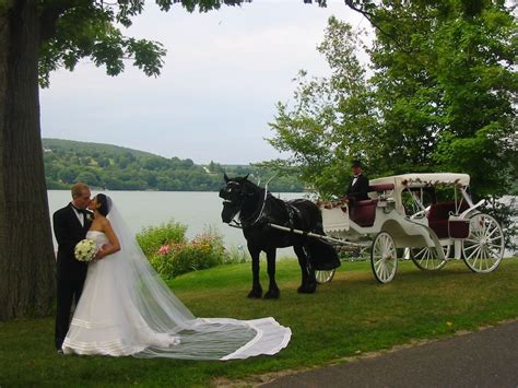 Horse drawn wedding carriage | Wedding carriage, Equestrian wedding, Wedding