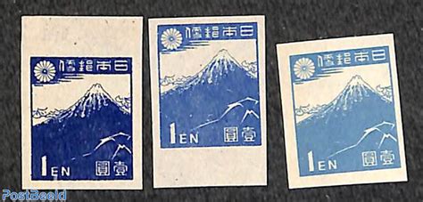 Stamp 1946 Japan Definitives 3v Diff Colours 1946 Collecting