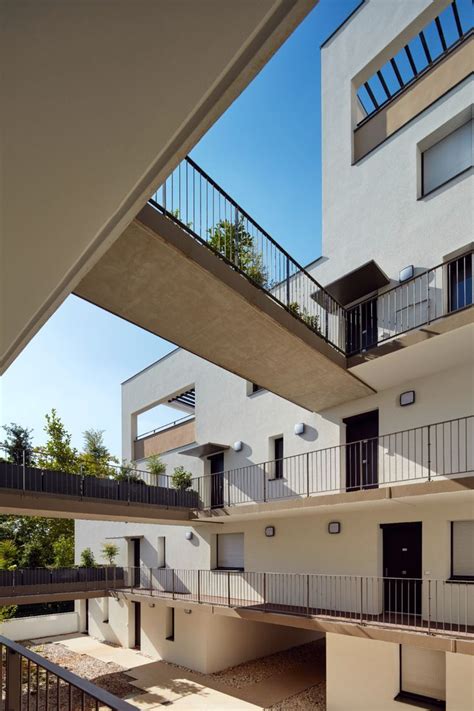 Logements Collectifs Architecture Lyon Atelier De La Passerelle