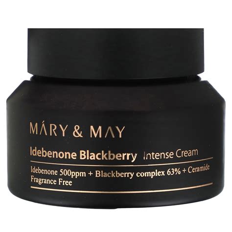 Mary May Idebenone Blackberry Intense Cream 2 46 Oz 70 G