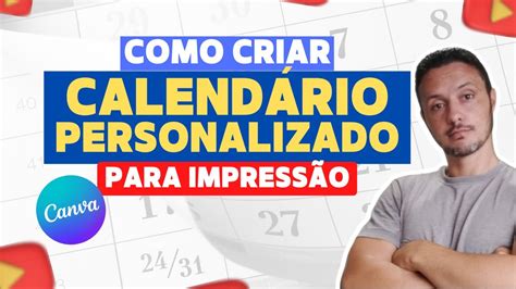 Crie seu próprio calendário personalizado no Canva passo a passo para