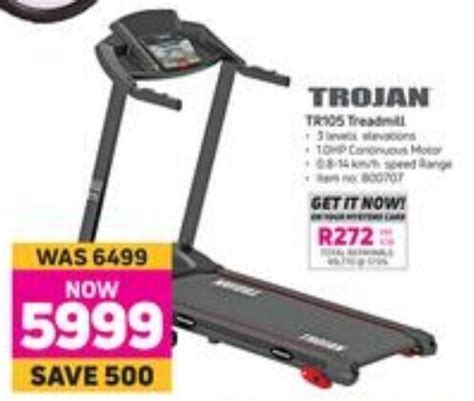 Trojan TR105 Treadmill offer at Game