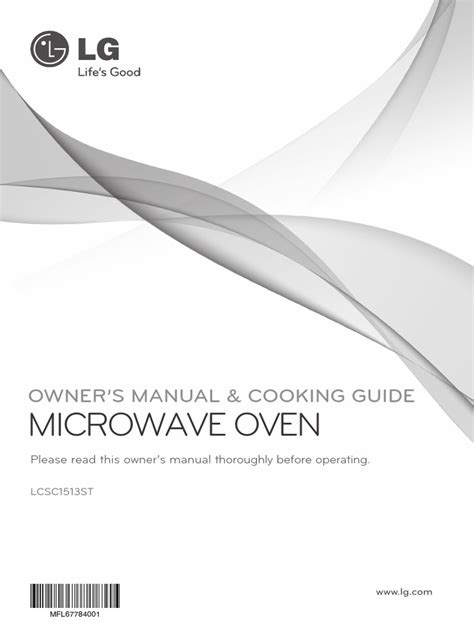 LG Electric Oven Manual | Download Free PDF | Cookware And Bakeware ...