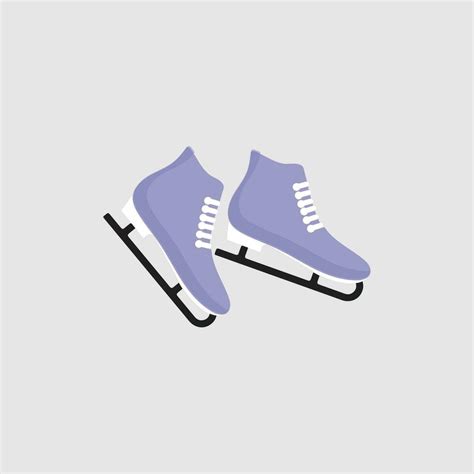 Ice Skates Icon Set Flat Set Of Ice Skates Vector Icons For Web Design