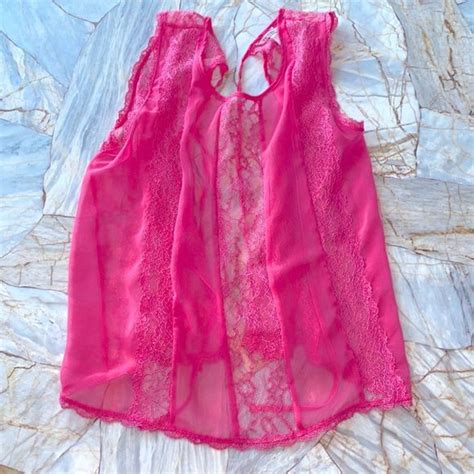 Victoria S Secret Intimates Sleepwear Vs Very Sexy Pink Babydoll Chemise Lingerie Small