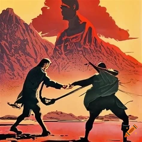 Vintage Travel Poster For Zatoichi Graphic Novel On Craiyon