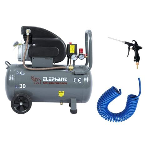 Elephant Combo of Painter Air Blow Gun ABG-04 and Elephant Air Compressor AC 30 C with PU Pipe ...