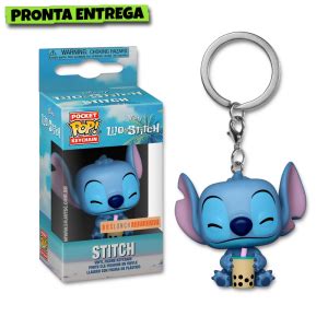 Funko Pop Chaveiro Lilo Stitch Stitch Boba Loja TSC