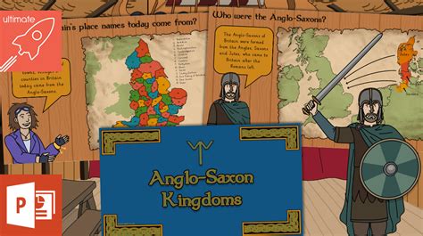 Teacher S Pet Anglo Saxons Kingdoms PowerPoint Presentation