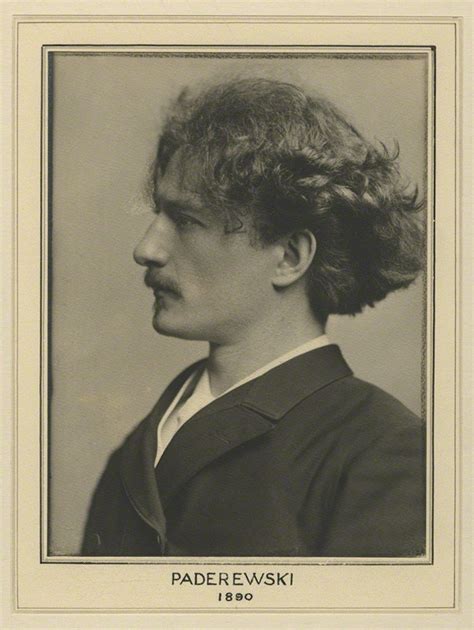 Ignace Jean Paderewski By Elliott Fry 1890 National Portrait Gallery