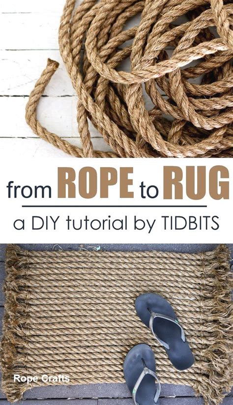 Best Diy Crafts With Ropes In Rope Crafts Rope Diy Diy Rug