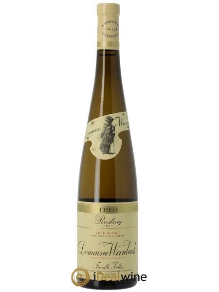 Acquista Alsace Riesling Cuv E Th O Weinbach Domaine Lot