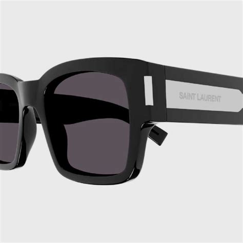 SAINT LAURENT Naked Wirecore MN Black Crystal Black Sunglasses