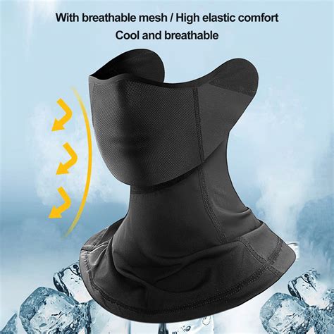 Mdesiwst Face Headgear Sun Protection High Elasticity Coolness Soft