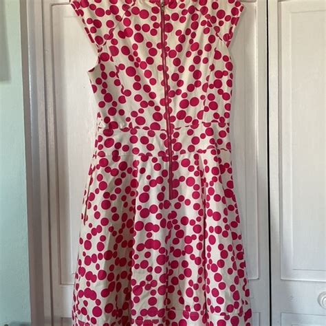 Maggy London Perfect Polka Dot Fit And Flair Dress Gem