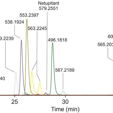 Extracted Ion Chromatograms Of The Electrochemically Generated Download Scientific Diagram