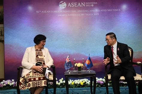 Secretary General Of Asean Meets With Minister Of Foreign Affairs Of