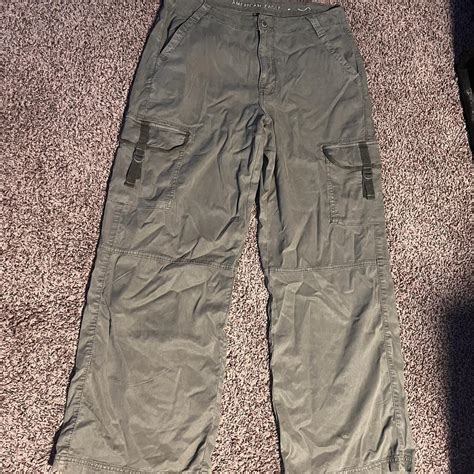 green american eagle cargo pants size  literally depop